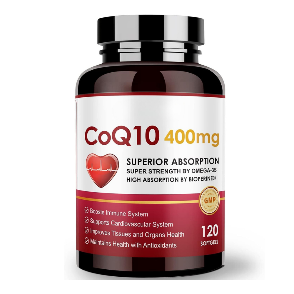 Ultra CoQ10 100mg Softgels (120 Count) - 3X Better Absorption, Cardiologist Recommended | Organic Wellness Hub