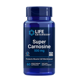 Life Extension Super Carnosine 500mg 3-Pack, Protects Muscle Cell Membranes, 180 Vegetarian Capsules - Organic Wellness Hub