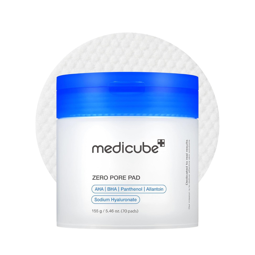 Medicube Zero Pore Pad - 3 Pack Bundle, 210 Pads, AHA BHA Exfoliating Toner Pads | Organic Wellness Hub