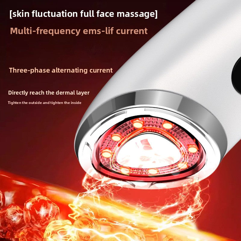 4-in-1 EMS LED Facial Lifting Device | Derma-S Skin Booster Air Shot Microcurrent Beauty Tool | Organic Wellness Hub