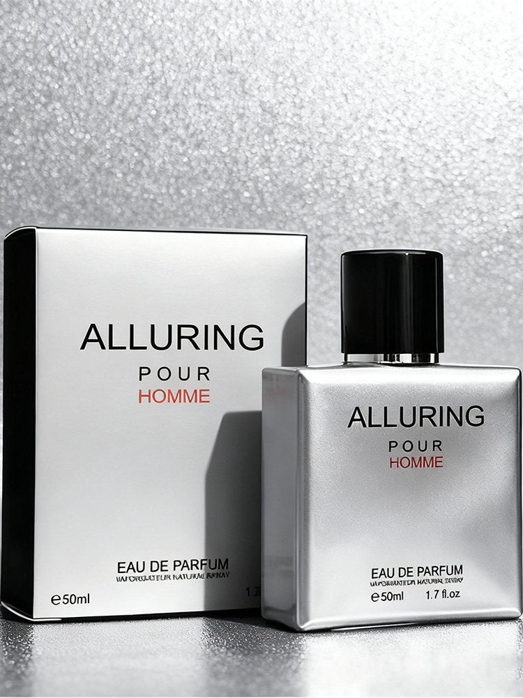 Alluring Pour Homme Eau de Parfum 50ml for Men | Long Lasting Luxury Fragrance | Organic Wellness Hub