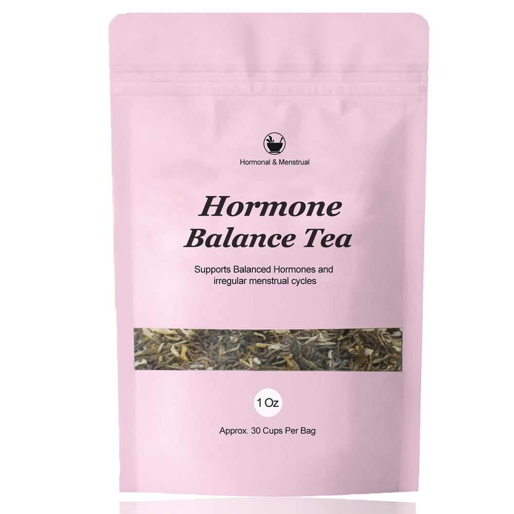 Hormone Balance Tea | 1 Oz Loose Leaf | Approx 30 Cups | Natural Hormonal and Menstrual Support | Irregular Cycle Relief | Estrogen Balance | PMS and Menopause Herbal Tea