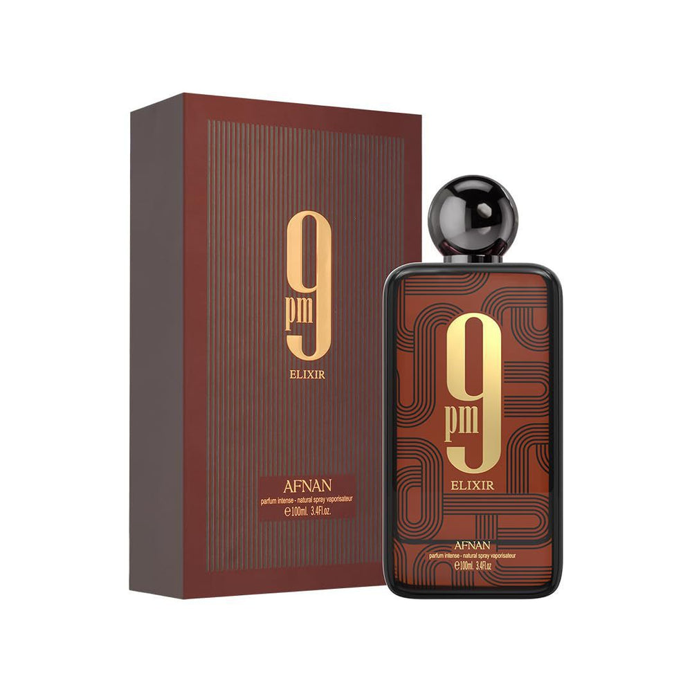 Afnan 9pm Eau de Parfum 100ml | Sweet Vanilla Cinnamon Fragrance - Organic Wellness Hub