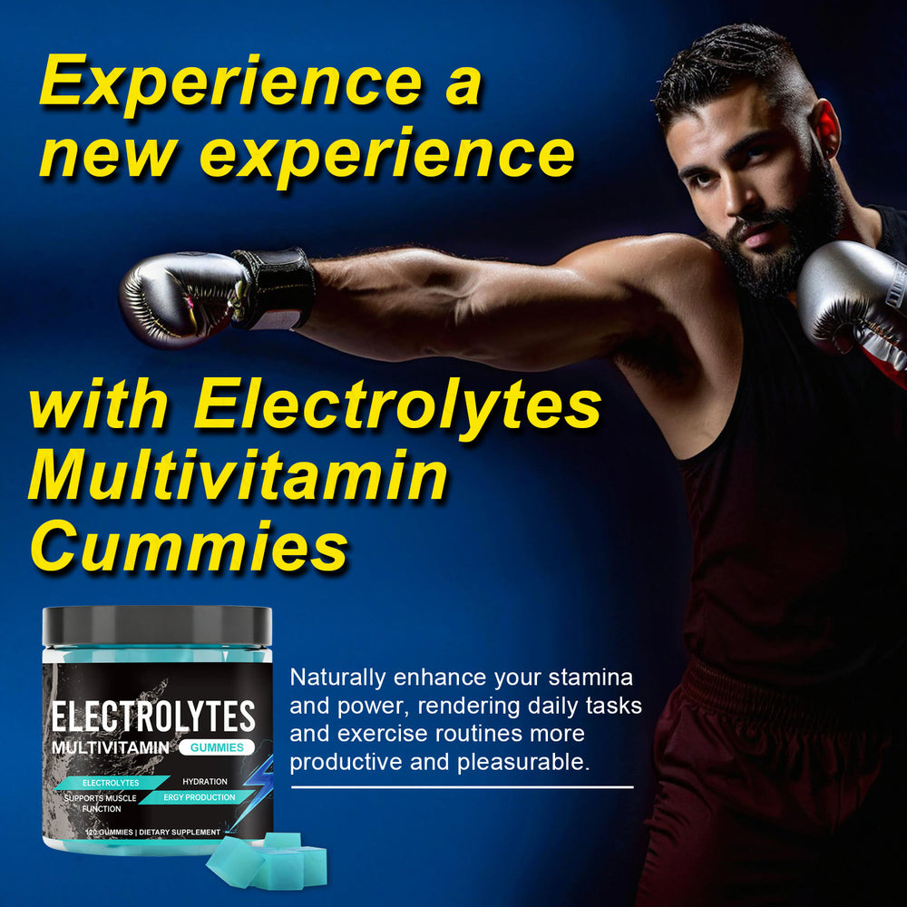 Electrolytes Multivitamin Gummies for Hydration & Muscle Support | Lab Tested | Organic Wellness Hub