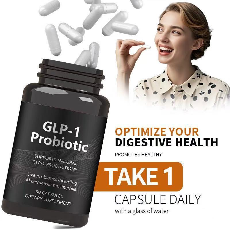 GLP-1 Probiotic 3-Pack – 180 Capsules | Akkermansia Muciniphila | Natural GLP-1 Production & Metabolic Support | 90-Day Supply