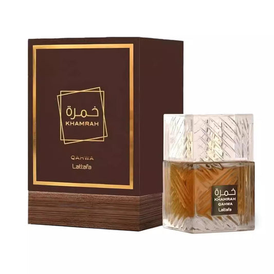 Lattafa Khamrah Eau de Parfum 100ml | Luxury Unisex Arabic Perfume | Organic Wellness Hub