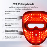 LED Light Therapy Face & Neck Mask - Red Light | Organic Wellness Hub