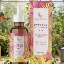 Caramela Beauty Cyprus Rotundus Oil Hair Removal Formula | Organic Wellness Hub