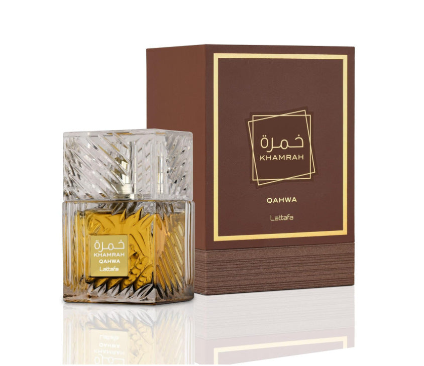 Lattafa Khamrah Eau de Parfum 100ml | Luxury Unisex Arabic Perfume | Organic Wellness Hub