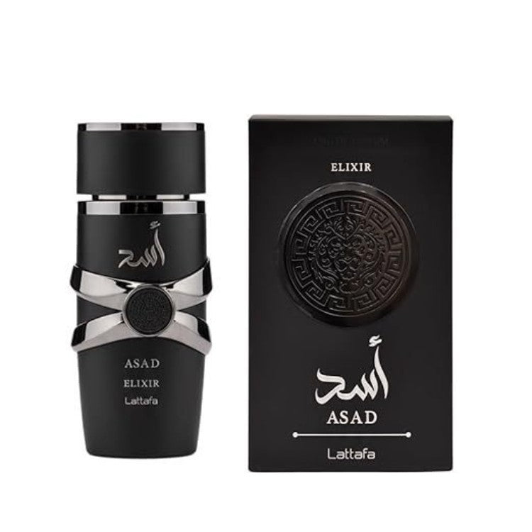 Lattafa Asad Eau de Parfum 100ml - Long Lasting Woody Spicy Men's Perfume | Organic Wellness Hub