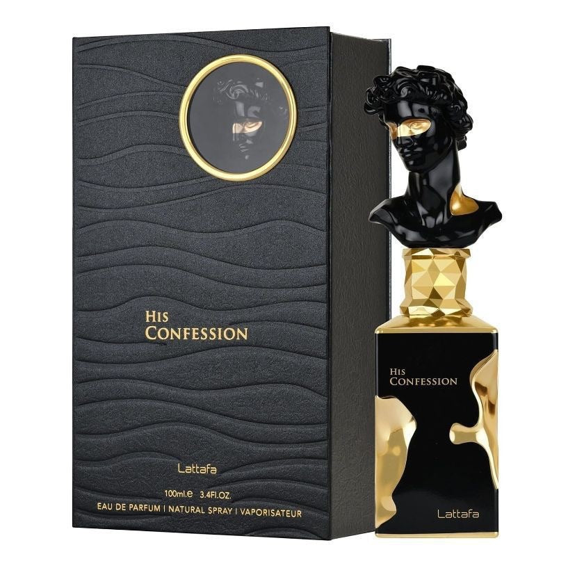 Lattafa His Confession Eau De Parfum 100ml | Luxury Men's Fragrance | Organic Wellness Hub