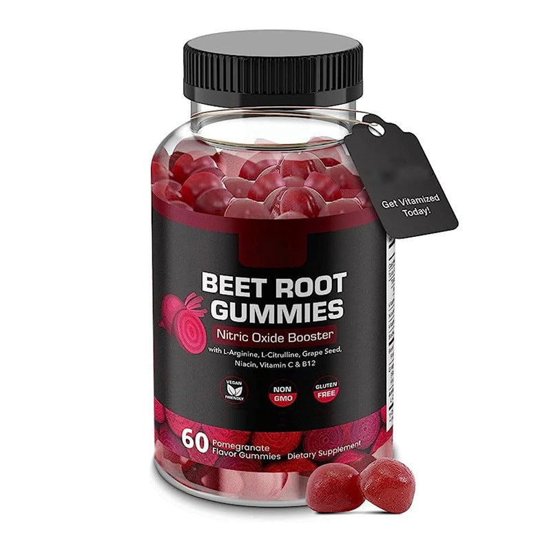 Beet Root Gummies Nitric Oxide Support | Vegan & Non-GMO | Organic Wellness Hub