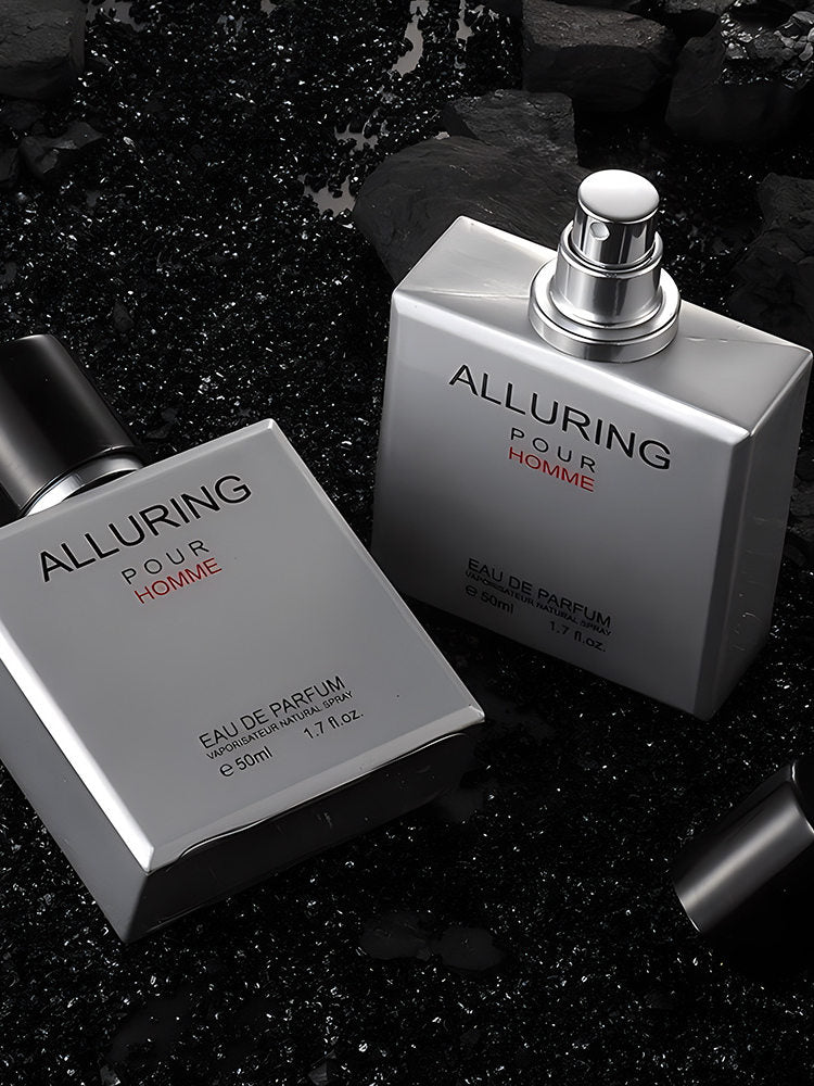 Alluring Pour Homme Eau de Parfum 50ml for Men | Long Lasting Luxury Fragrance | Organic Wellness Hub