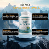 DHT Blocker for Hair Loss - Hair & Skin Formula, Herbal Ingredients, 60 Capsules, 30 Day Supply | Simply Revival