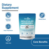 Googeer Molecular Hydrogen Tablets | 12PPM H2 Antioxidant Supplement | 30 Day Supply | Energy, Hydration & Wellness | Lab Tested ? Organic Wellness Hub