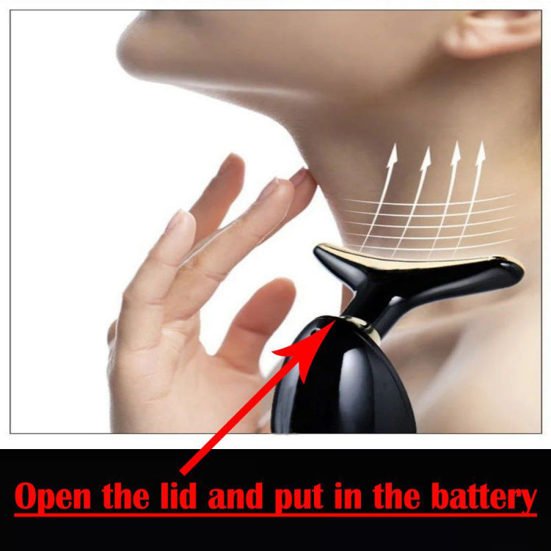 Electric Neck & Face Massager | Vibration Beauty Lift Tool for Face, Neck & Jawline | Organic Wellness Hub