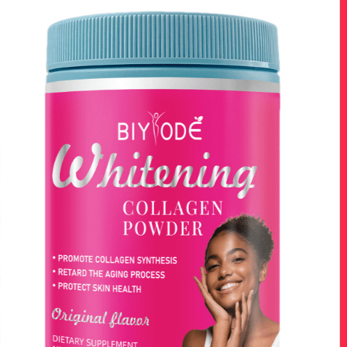 Biyode Whitening Collagen Powder 450g | Skin Brightening & Anti-Aging Dietary Supplement ? Lab Tested | Organic Wellness Hub