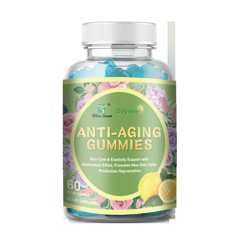 WinsJown Daynee Anti-Aging Gummies 60 Count | Vegan Skin Care Elasticity & Antioxidant Supplement - Lab Tested | Organic Wellness Hub