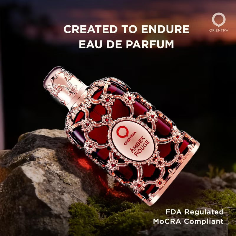 Orientica Amber Rouge Eau De Parfum 80ml | Luxury Long-Lasting Unisex Perfume | Organic Wellness Hub