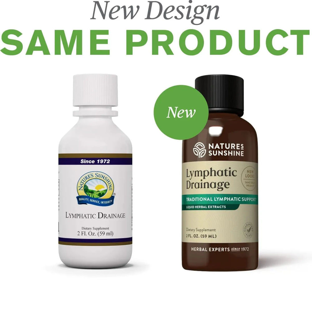Nature's Sunshine Lymphatic Drainage 2oz (Pack of 3) | Herbal Extract – Organic Wellness Hub