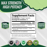 Citrus Bergamot 1500mg | 25:1 Extract with BioPerine� | Antioxidant & Immune Support | 90 Capsules - Toplux Nutrition