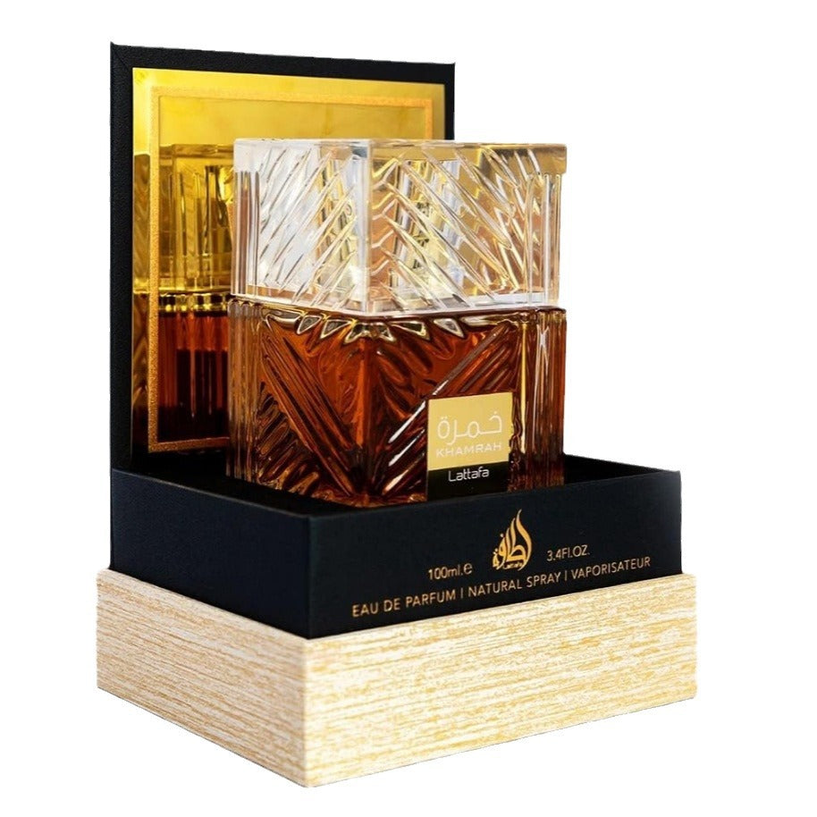 Lattafa Khamrah Eau de Parfum 100ml | Luxury Unisex Arabic Perfume | Organic Wellness Hub