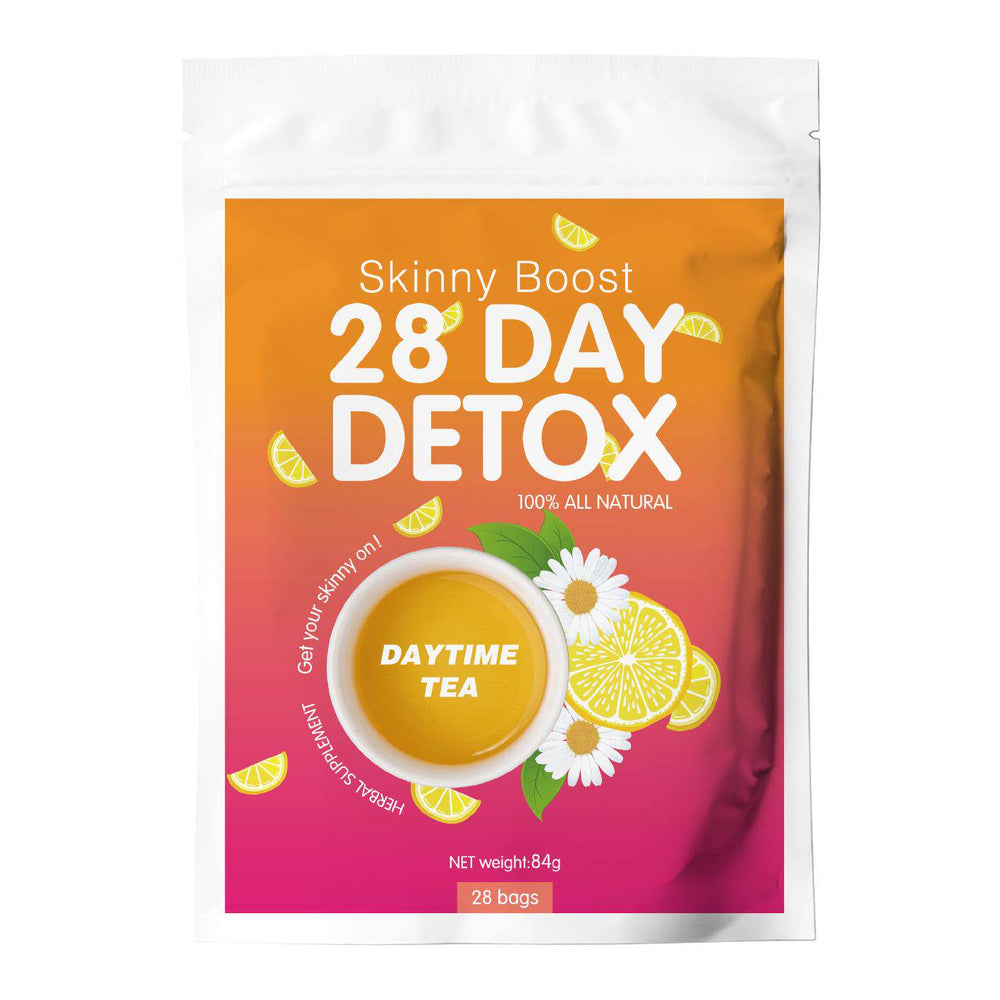 Skinny Boost 28 Day Detox Daytime Tea | 100% Natural Herbal Slimming Tea-28 Bags