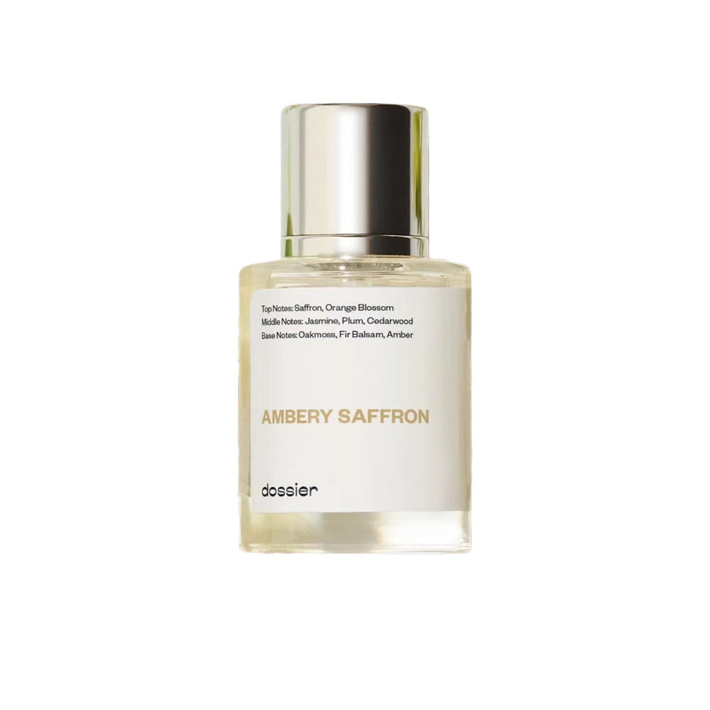 Dossier Ambery Saffron Eau de Parfum | Saffron Jasmine Amber Fragrance - Organic Wellness Hub