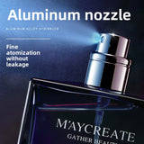 M'AYCREATE Elegant Blue Eau de Parfum 55ml for Men | Lab-Tested Fresh Fragrance - Organic Wellness Hub
