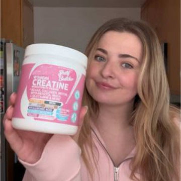 Women's Creatine Monohydrate Powder 5000mg + BCAAs, Collagen, Myo-Inositol | All-in-One | 269g | Organic Wellness Hub