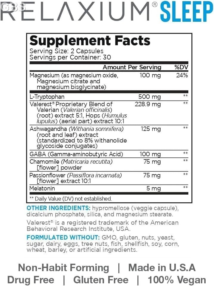 Relaxium Sleep - M.D. Formulated Natural Sleep Aid | Organic Wellness Hub